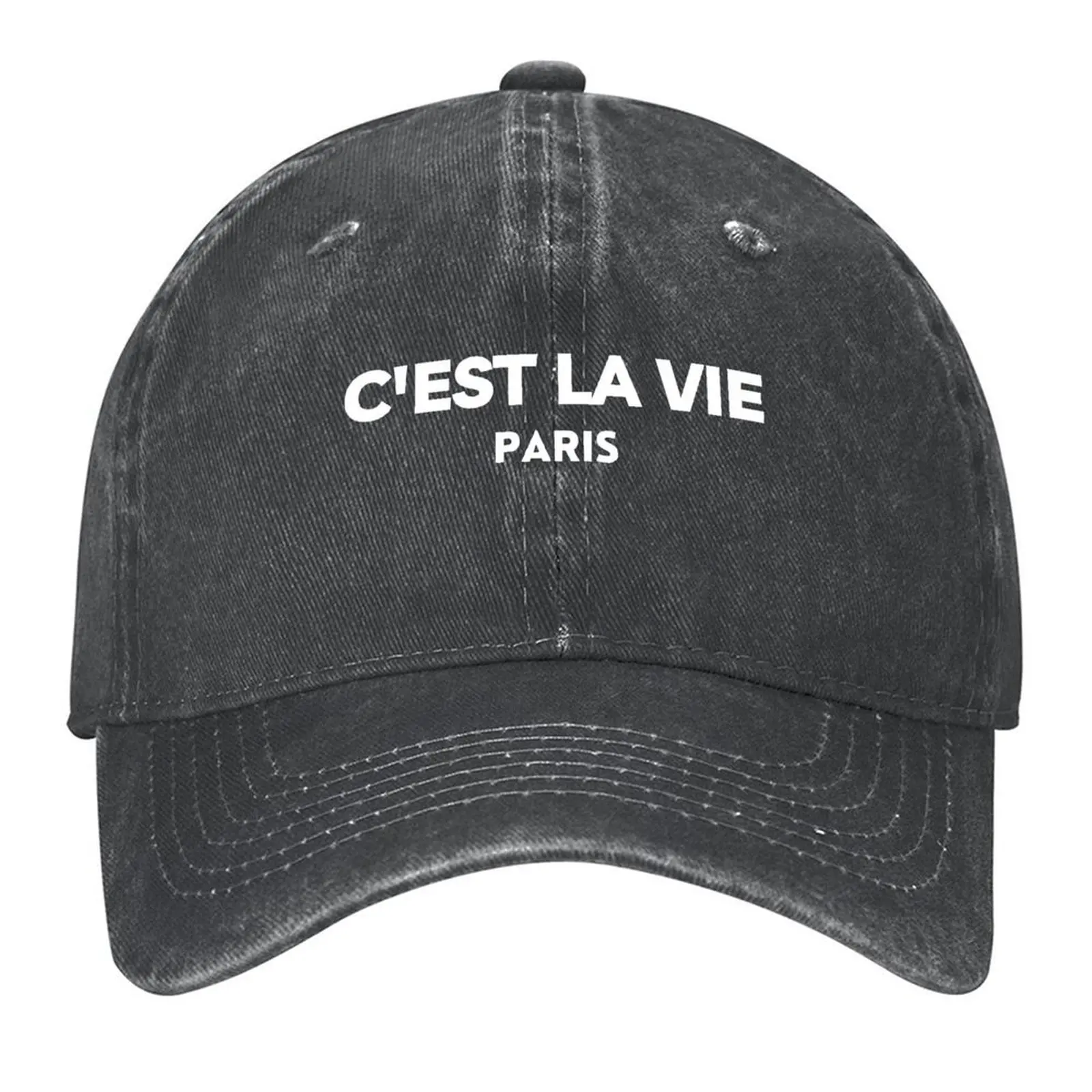 

C'est La Vie Paris - It's Life (White Text) Baseball Cap winter hats for men sun hat Hip Hop Women's Hats 2025 Men's