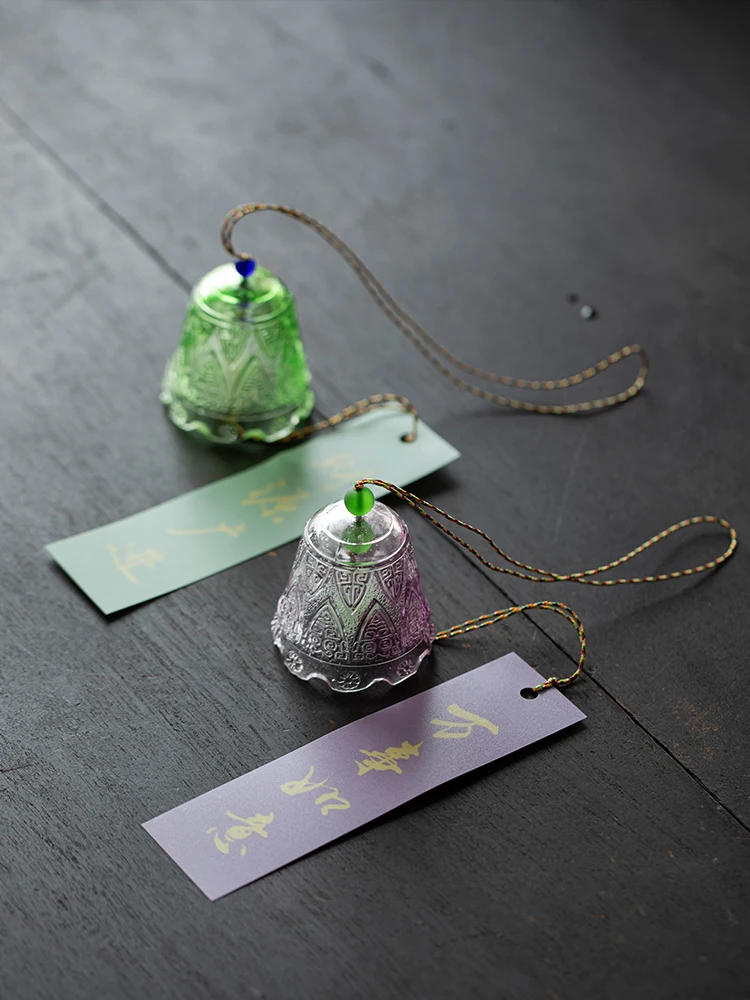 Japanese Sle Wind Chimes Handmade  Glass Ornaments Zen Home Garden Bed And Breakfast Tea Ceremony Decorations Gifts