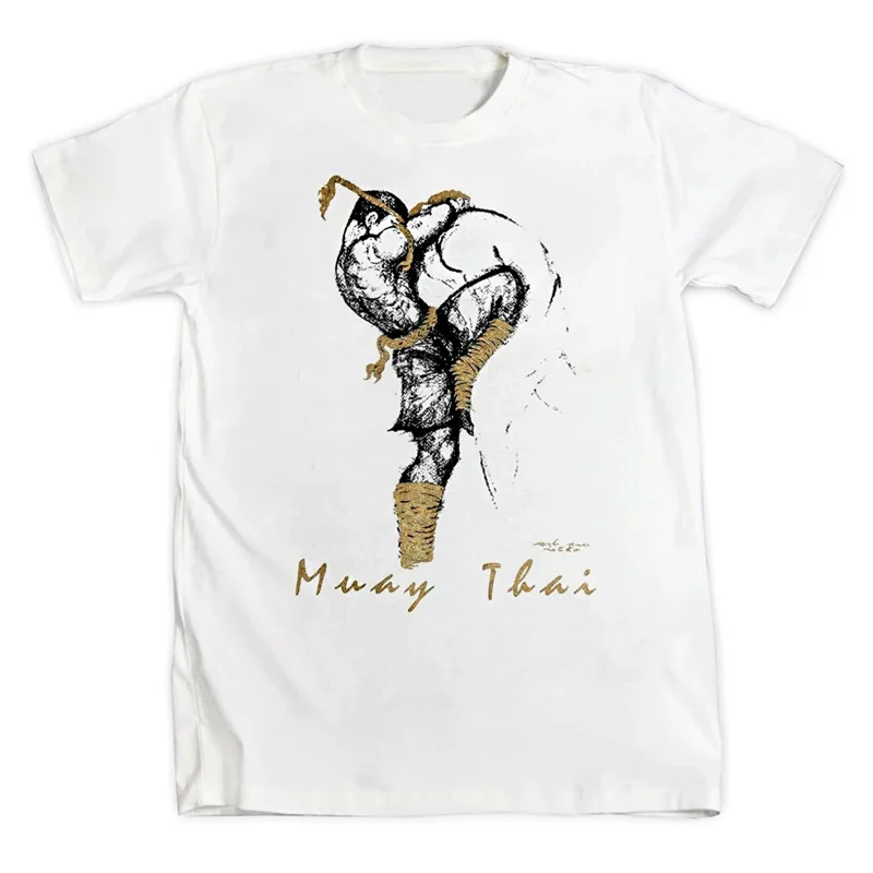 Boxing Men\'s Muay Thai T Shirt Fashion Summer Oversized T-shirts Casual Men\'s Gym Fitness Combat Training Sportswear Clothing