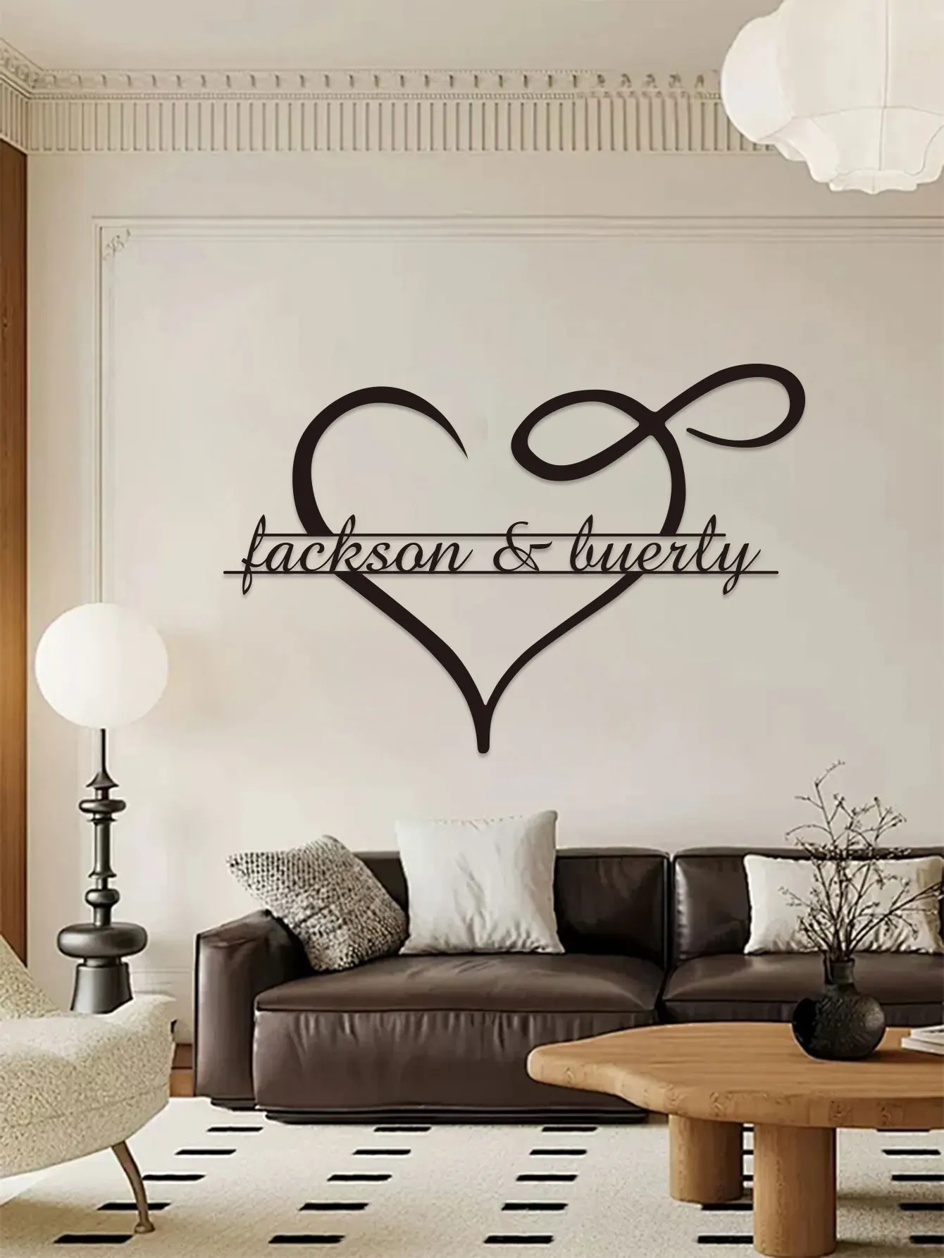 ป้ายโลหะรูปหัวใจแบบกำหนดเอง ใช้ซ้ำได้ ติดตั้งง่าย สำหรับตกแต่งบ้าน ประตู ห้องนั่งเล่น หรือทางเดิน