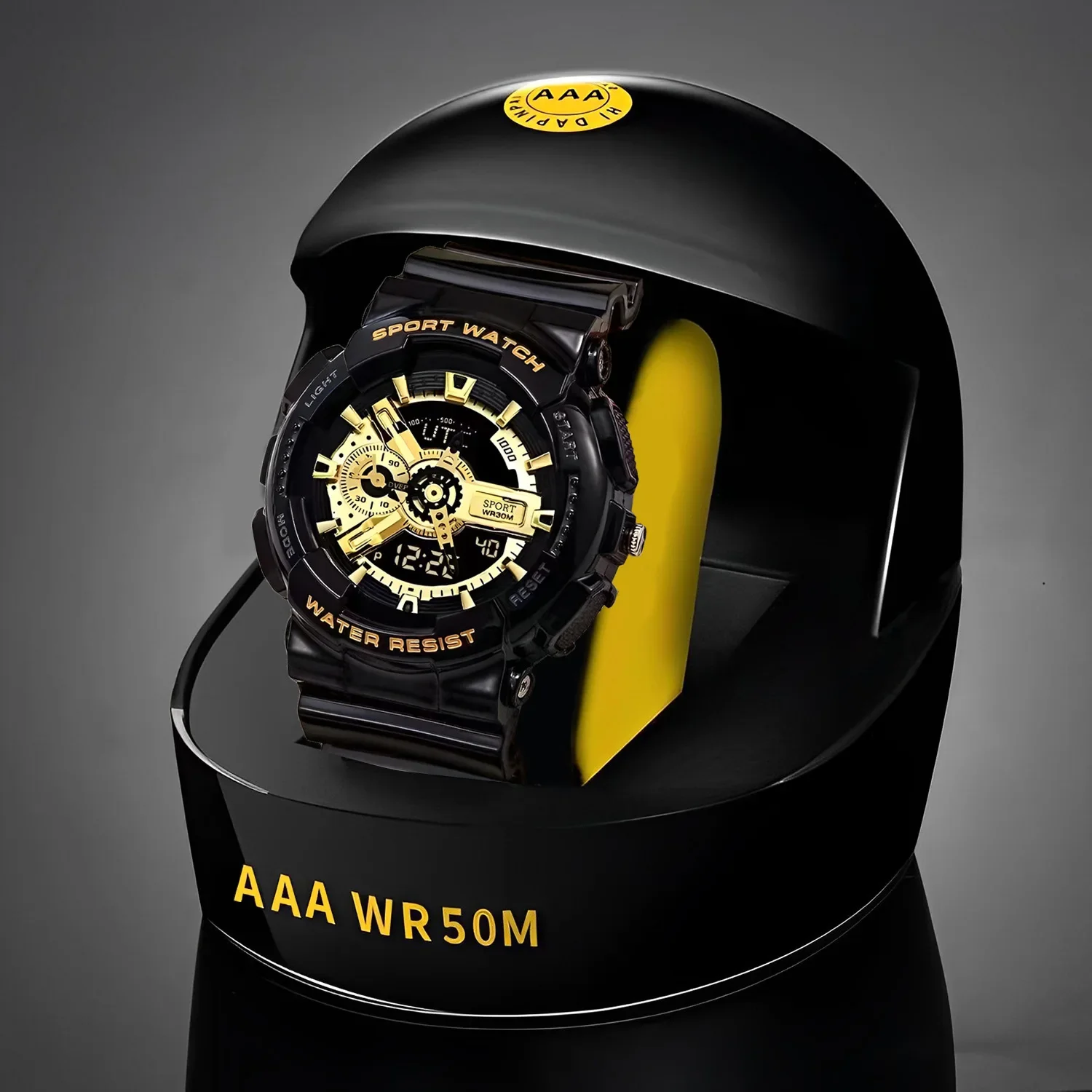 الشباب الرياضة ساعة رقمية الرجال للصدمات مقاوم للماء ساعات المعصم المزدوجة LED ساعة تنبيه ساعات رجالي كول Relojes Para Mujer