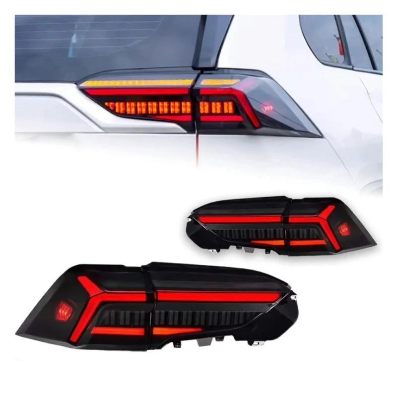 RAV4 Upgrade Tail Lamp for Toyota New RAV4 2018-2022 Tylne światła LED Tylne światła Dynamiczny sygnał DRL Auto Akcesoria Zmodyfikowane