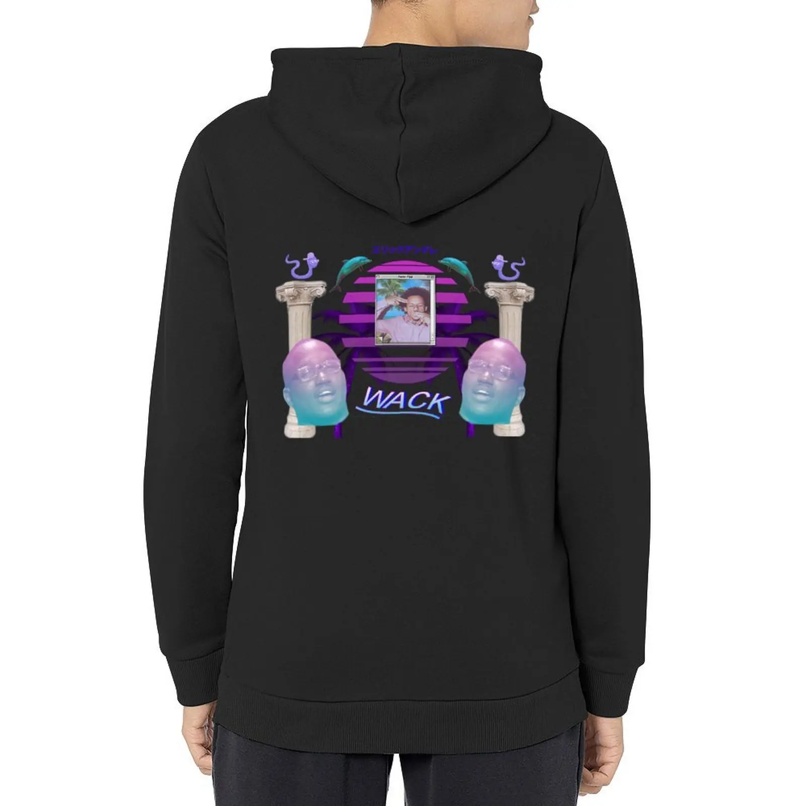 

Eric Andre Show Vaporwave Hoodie mens clothing winter clothes men clothing clothes for men hoodie man