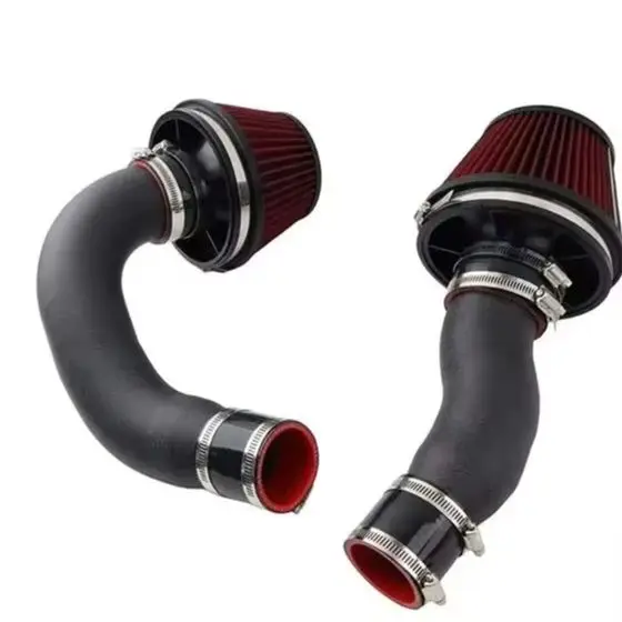 Cold Air Intake Kit For Audi C7 S6 S7 RS7 Dual 3 Inch  With 6