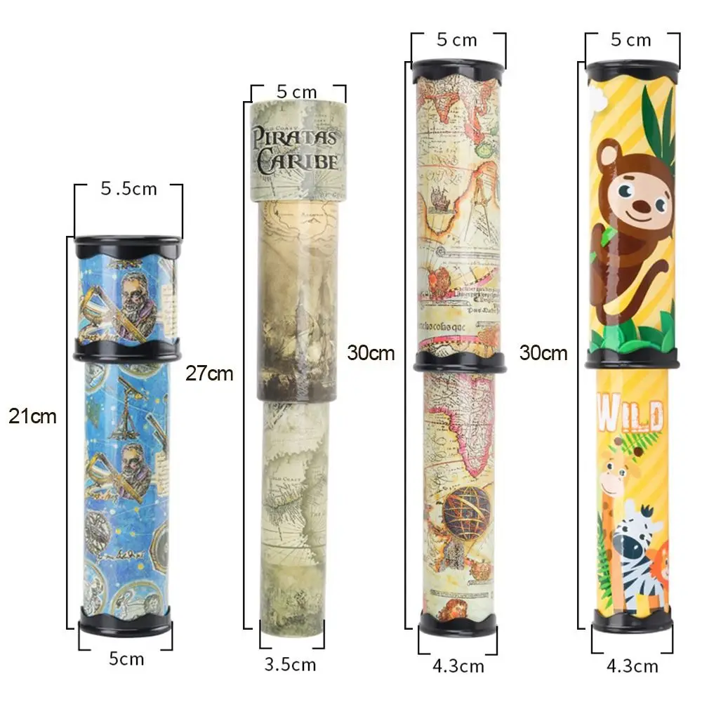 紙回転万華鏡プラスチックカラフルなマジック変更可能な万華鏡調節可能な 21/30/27 センチメートルファンシーカラー世界のおもちゃ