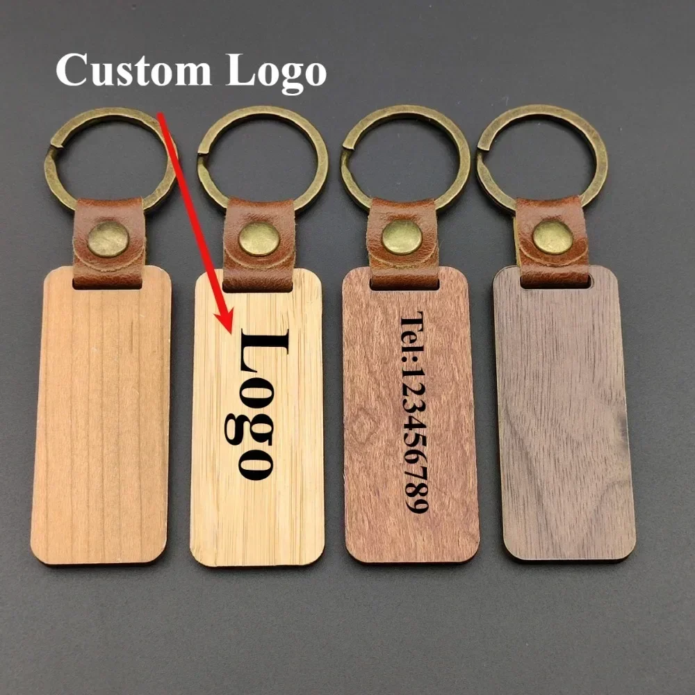 Small Pendant High-End Elite Leather Metal PU Car Keychain Motorcycle Keyring Key Chain Ring Engraved Engraving Custom Logo Gift