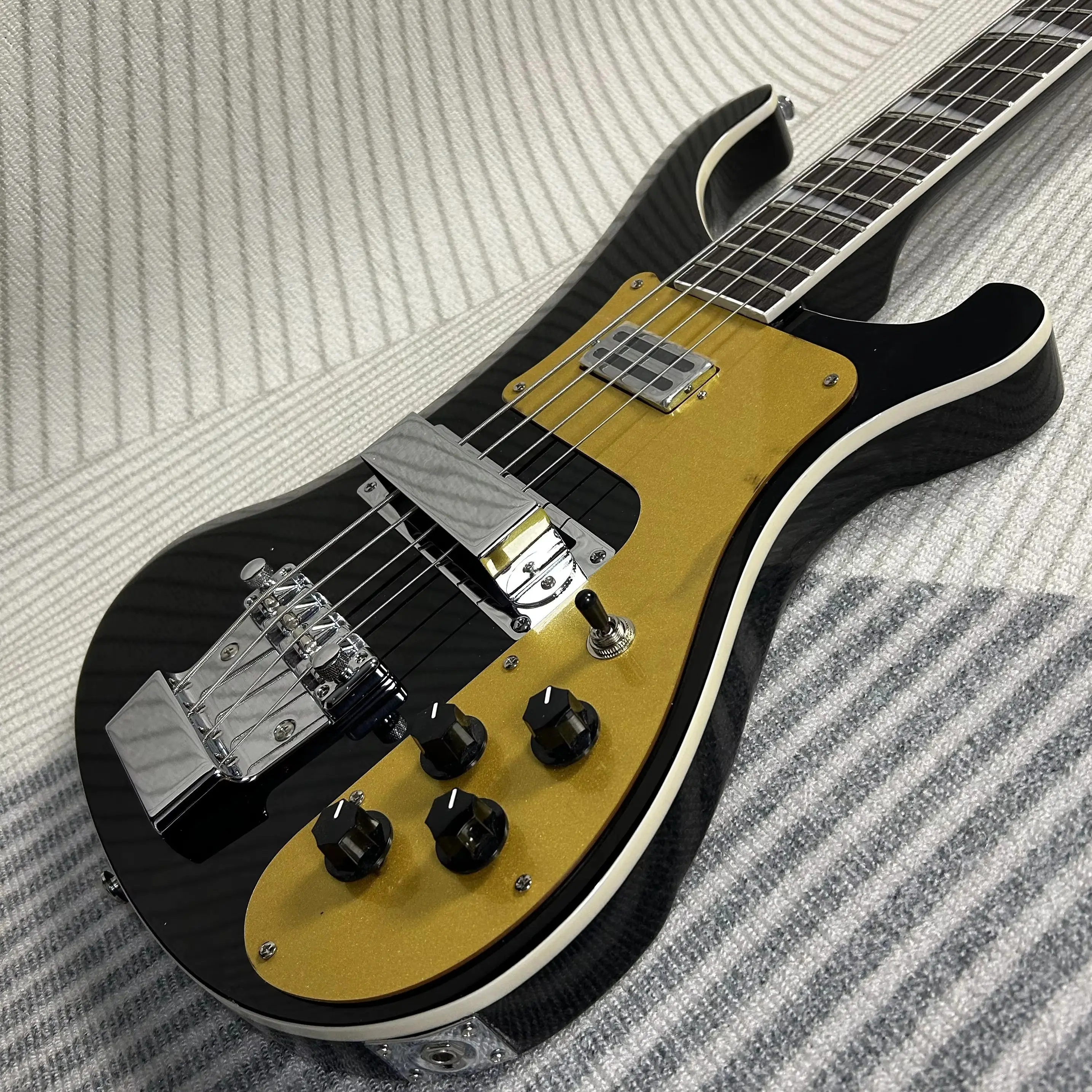 

Горячая распродажа: Басовые гитары Rickenbacker 4003, черные, длина грифа 844 мм