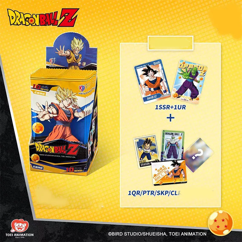Official Dragon Ball Z Card Series Vol. 1: Polaroid-Style Collectible Cards - Goku & Vegeta Anime