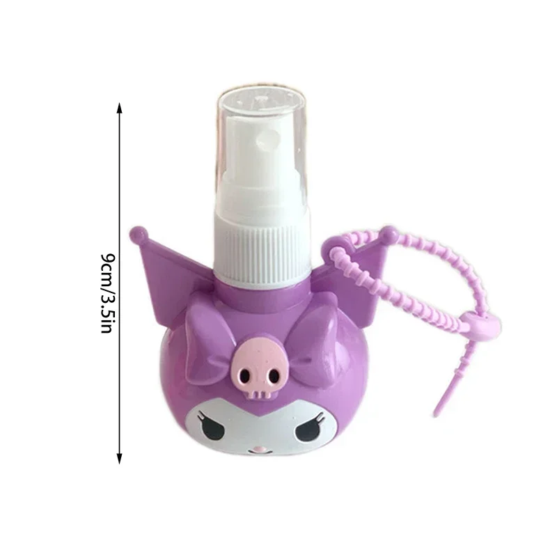 50ml Kawaii Anime Sanrio Flacone Spray Kuromi Cinnamoroll My Melody Studente Viaggio Cosmetici Portatili Profumo Alcol Press Bottl