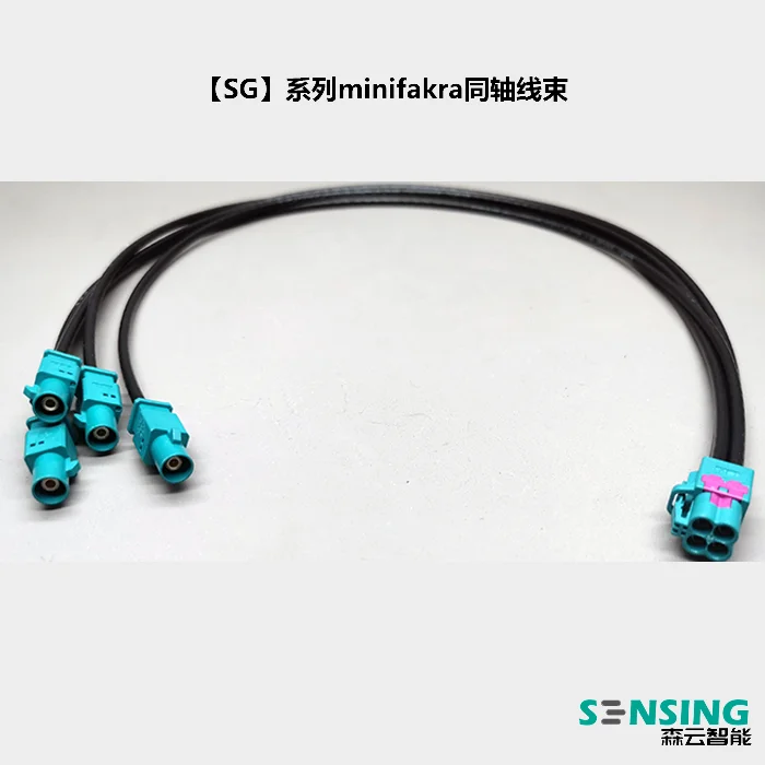 Coaxial Harness | Minifakra | Four-in-one | Male and Female Heads | 500mm