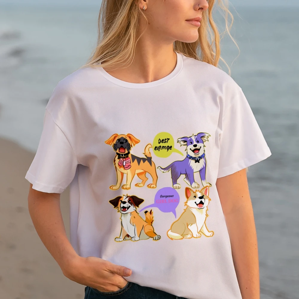 Dogs Selfie Funny Dog Shirt for Kids Dog Lover Birthday Gift Cute Puppy Dog Tee Life is Better with Dogs T-shirt