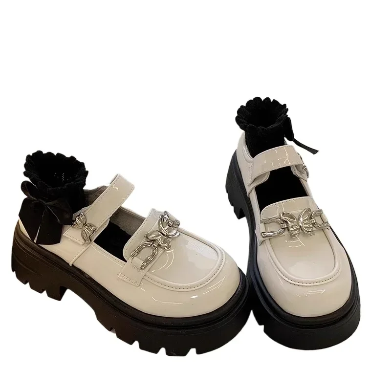 Chaussures en cuir coordonnantes pour enfants, chaussures polyvalentes, souples, astronomiques, confortables, décontractées, mode princesse, filles, automne, nouveau, 2024