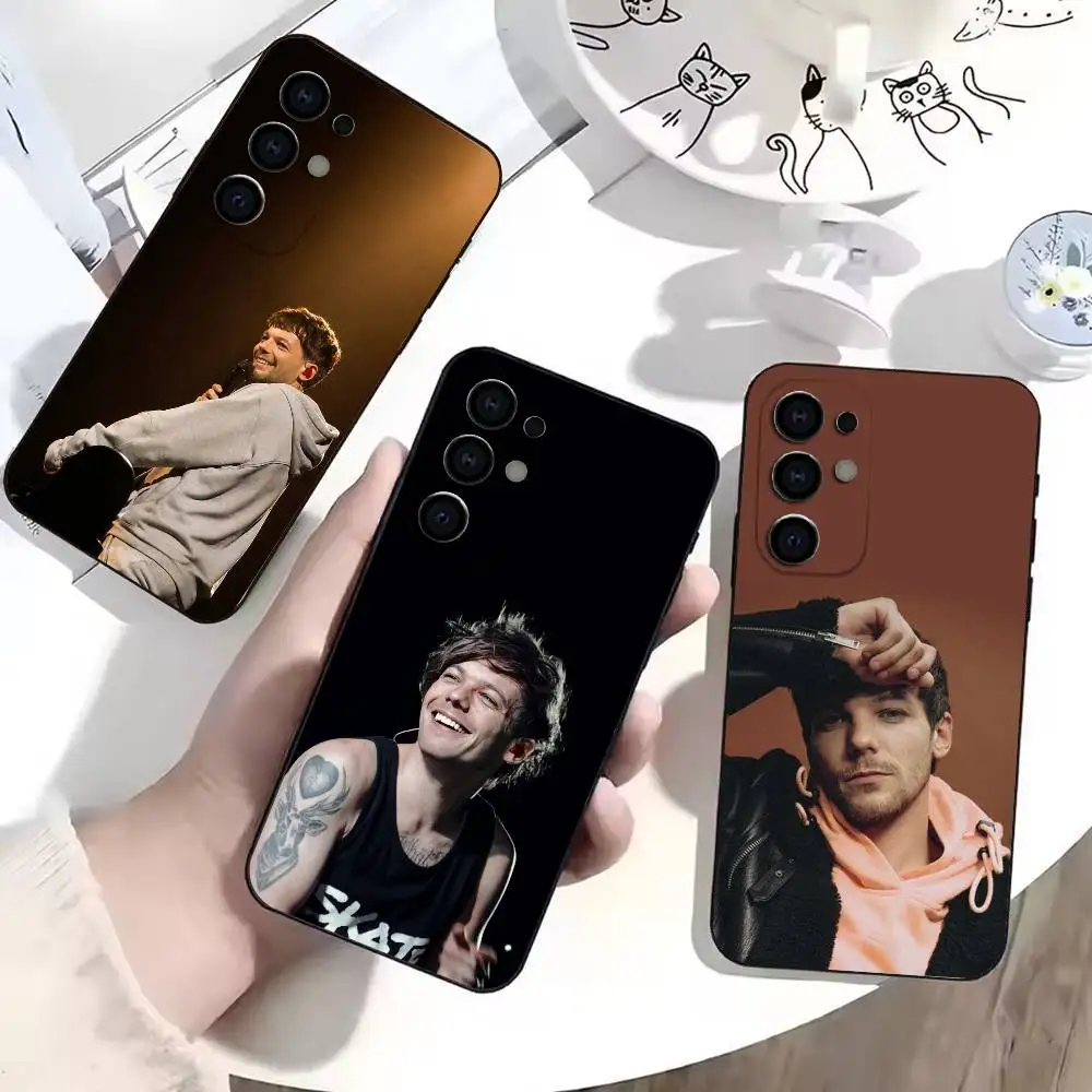 Pop Rock L-Louis Tomlinson  Phone Case For Samsung Soft Black Case S25,S23,S21,S22,S24,S30,S20Ultra Plus