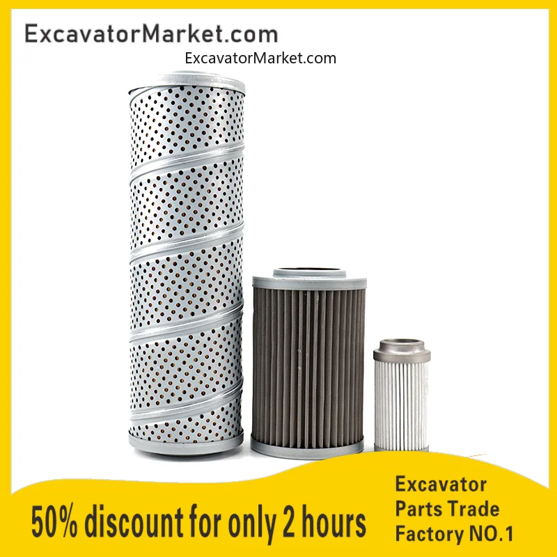 

For Doosan DX60-9C new excavator hydraulic oil return filter element oil filter element pilot filter element Excavator Spare