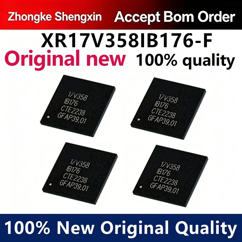 （5pcs-100pcs）New original imported XR17V358IB176-F FBGA176 universal asynchronous receiver with direct shooting capability