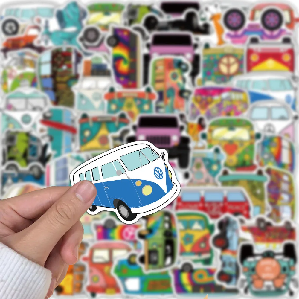 50PCS Creative Hip Hop Graffiti Stickers Decorative Laptop Diary Luggage DIY Waterproof Stickers