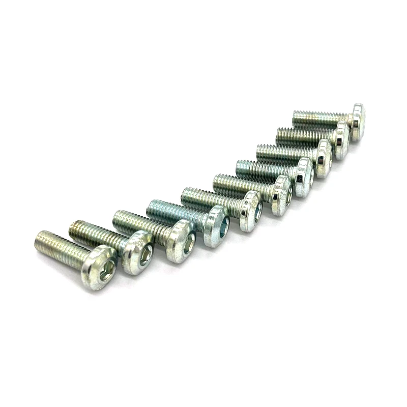 10PCS Universal 8mm M8 Motorcycle Brake Disc Rotor Screws Bolts Step/No Step M8X25 Hexagon Socket Mount Screws Bolts