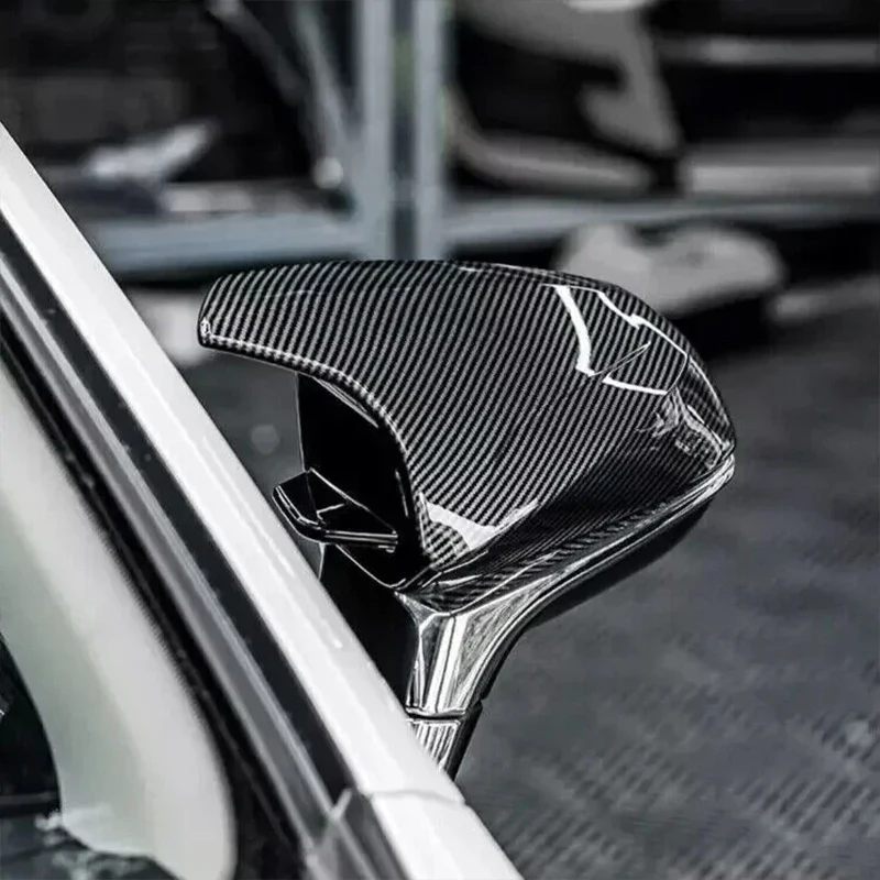 

⭐Genuine⭐ Protective Cover Door Mirror Cover For LeXus NX200 RX300 450h 2015-2024 Carbon Fiber Glossy Black Rearview Accessories
