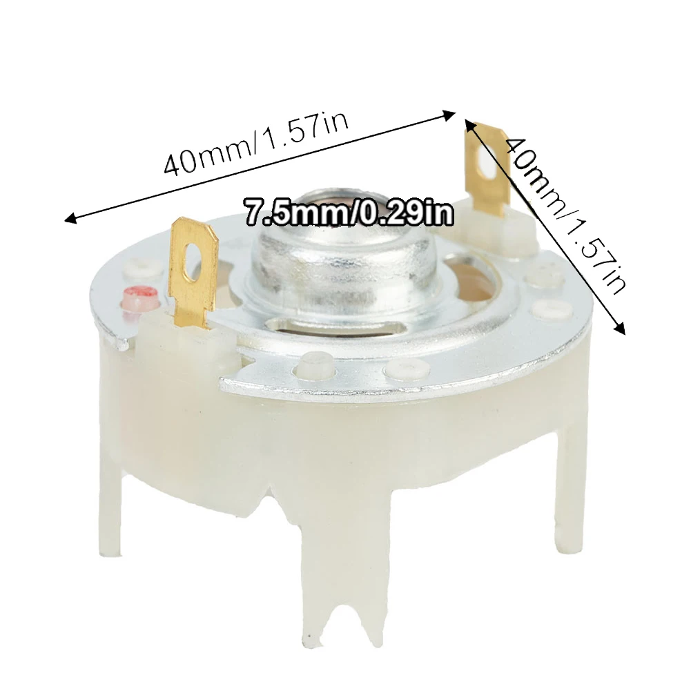 

Useful Hot Sale Brushes Holder Carbon 40*40*35mm For RS775 RS750 RS755 Holder Metal Plastic 12-24V Carbon Brush