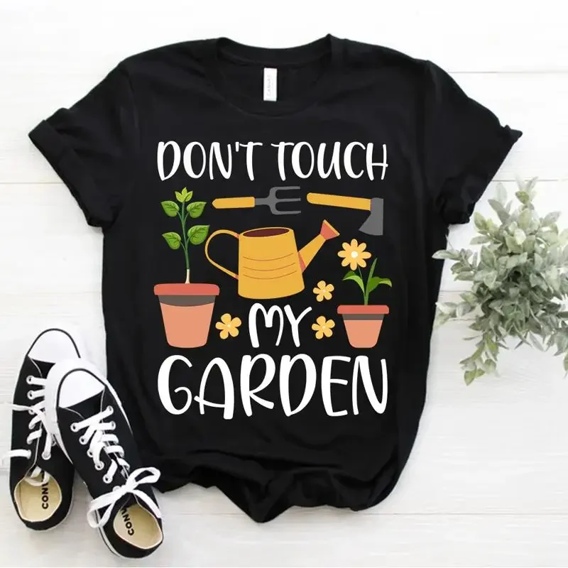 Funny Gardener Gardening Don t Touch My Garden Plant Lover T Shirt Size S 5xl