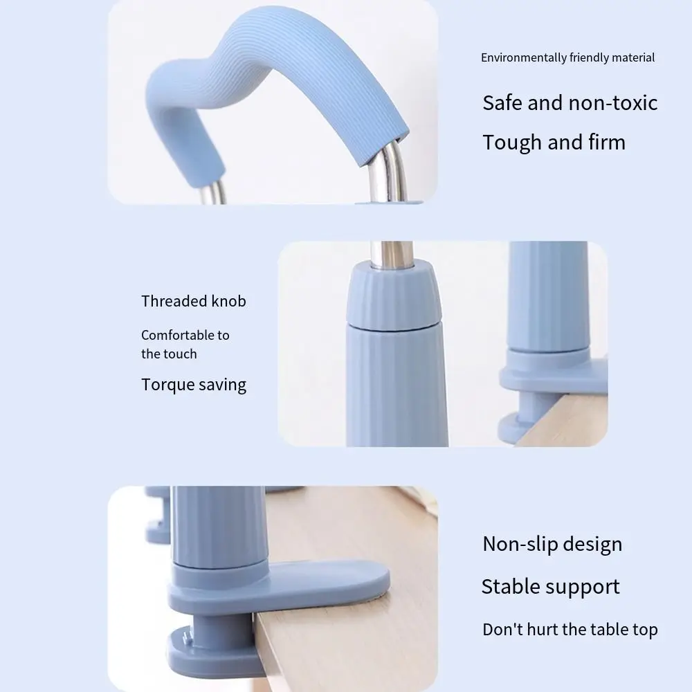 올바른 쓰기 자세 앉아 자세 교정기 조정 가능한 클립 테이블 어린이 좌석 위치 지원 중괄호 미끄럼 방지