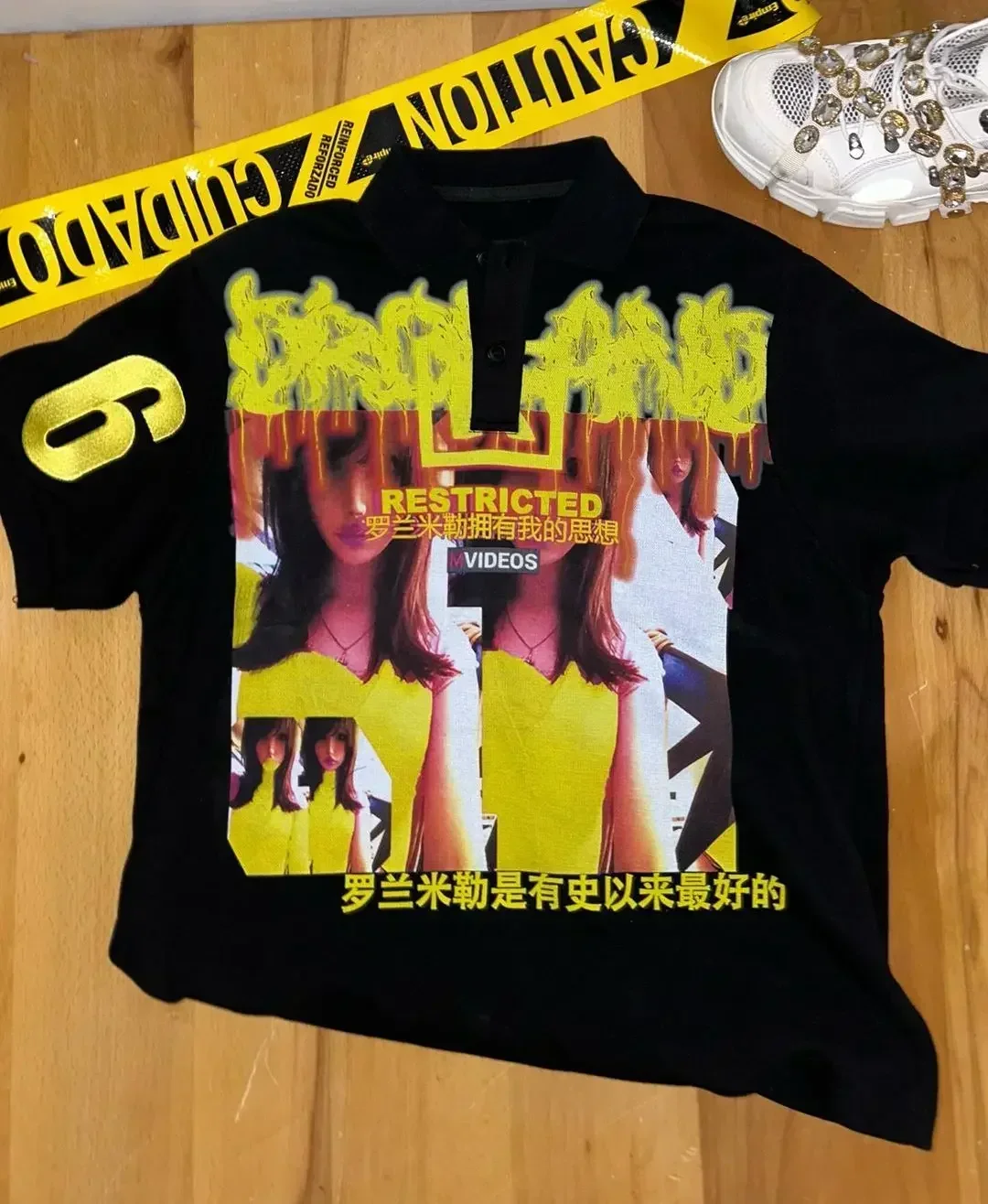 Gothic Cotton Short Sleeve T-Shirt Y2K Streetwear