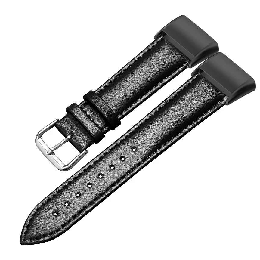 حزام ساعة جلدي لـ Xiaomi Mi Band 7 Pro للنساء والرجال سوار بحزام حلقة لاستبدال Mi Band 7 Pro