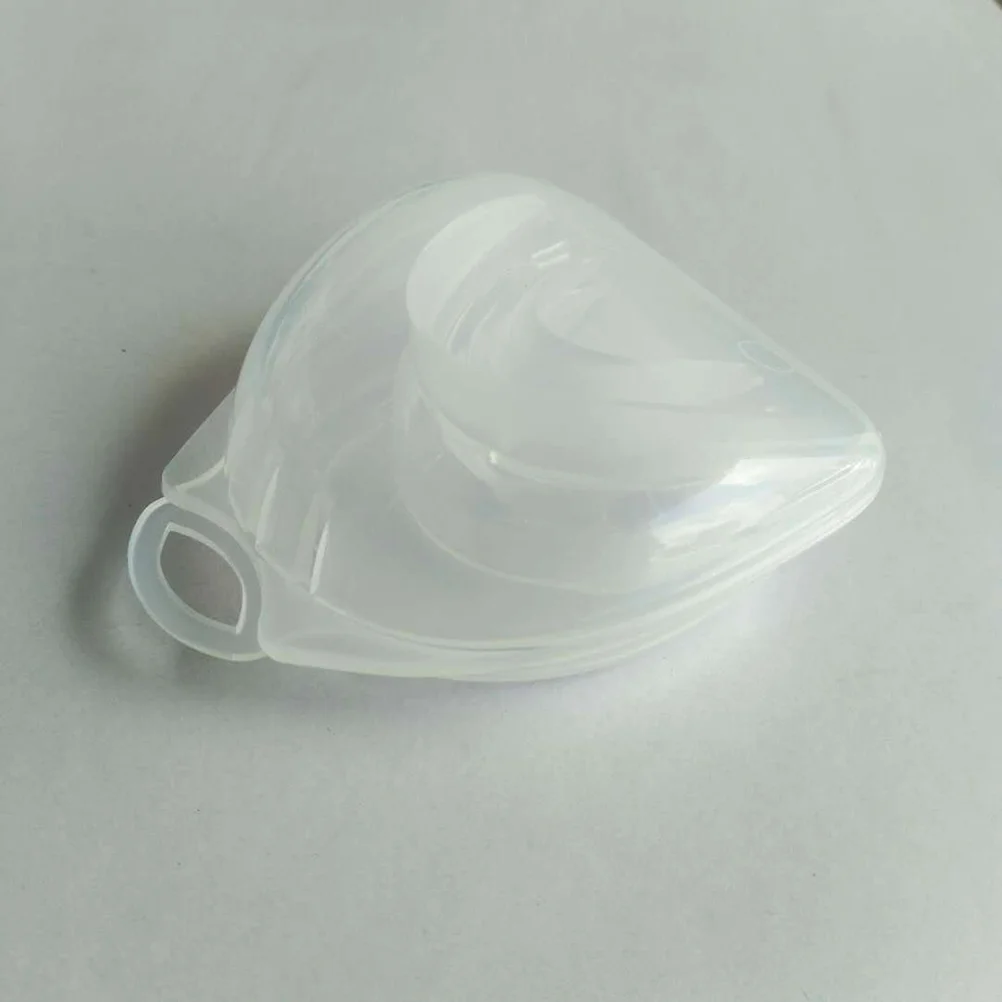 

1pc Mouthguard Double Layer Foldable Sleeping Aid Device For Adults Comfortable Bruxism Relief