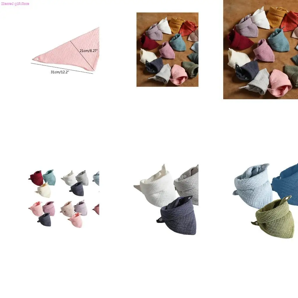 

D0JC 3 шт., нагрудники для кормления детей, полотенце для слюны, треугольные шарфы, бандана, мягкие хлопковые нагрудники, Clo