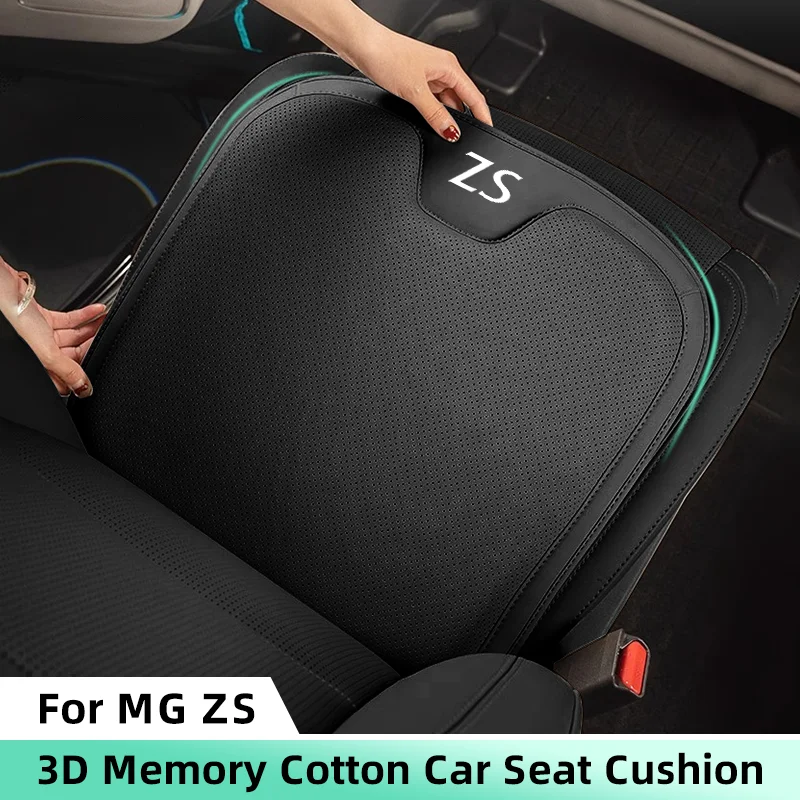 

Leather Car Seat Cover Breathable and Non-slip Front Auto Seat Cushion Protector Mat for MG ZS EV EZS 2017 2018 Chair Seat Pad