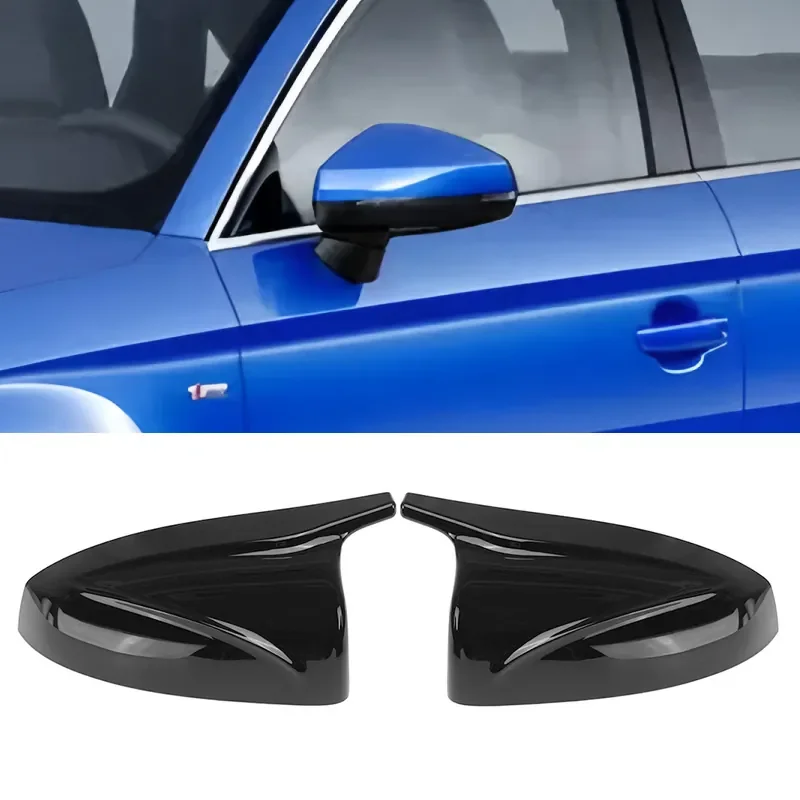 For Audi A3 2014-2020 Rearview Mirror Shell Horn Cover Replacement Exterior Car Decoration
