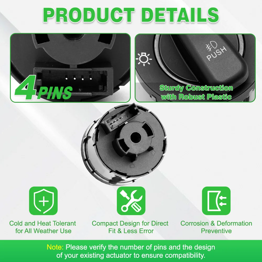 56046258AC ل شاحن دودج 2011-2014 ل دودج دورانجو 2011-2020 4 دبابيس المصباح باهتة التبديل #5