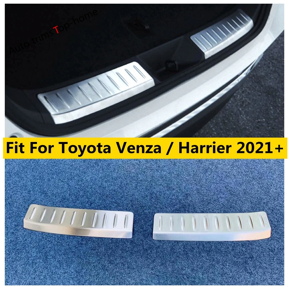 

Car Rear Trunk Bumper Guard Inner Plate Protector Cover Trim Fit For Toyota Venza / Harrier 2021 2022 2023 2024 Accessories