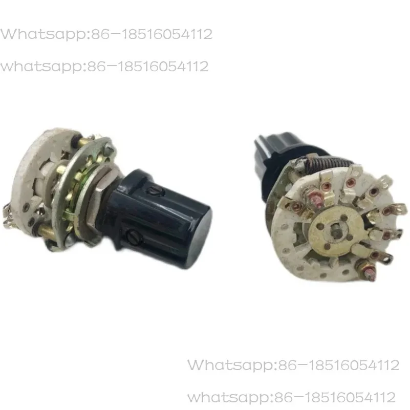 

2Pcs Band Switch 1 Knife, 7 Gears, 6 Turns, Equipped with Knob Cap, Multi Gear Switch Diameter 22MM