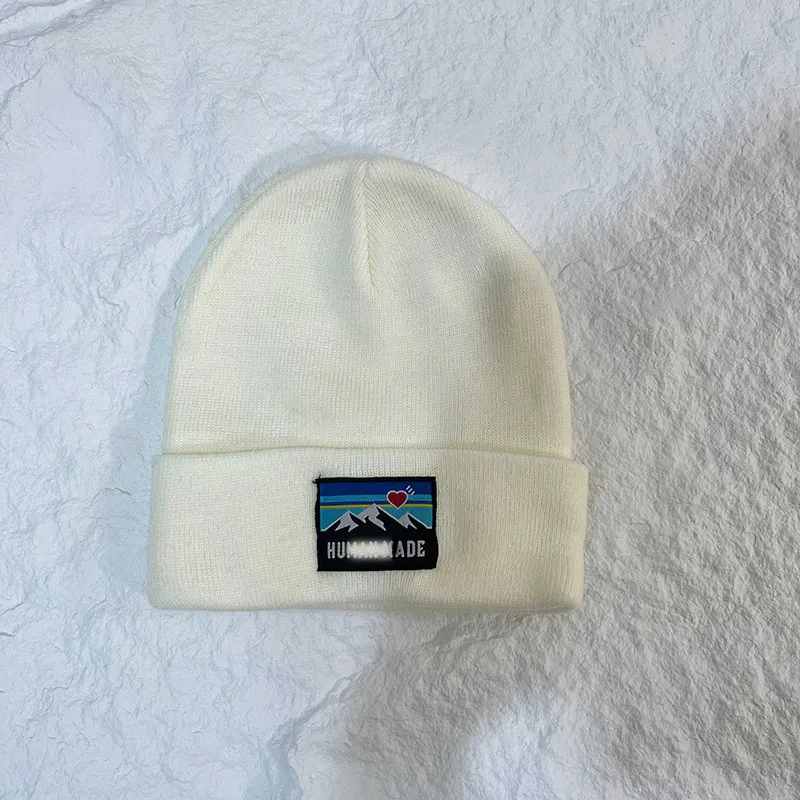 HUMAN MADE Fall Winter New Japanese Streetwear Outdoor Beanie, Unisex Casual Warm Knit Hat
