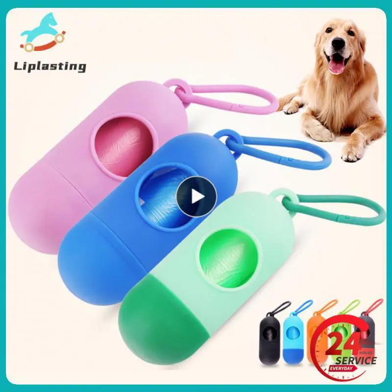 Rollo de piezas Degradable para pañales de bebé, bolsas de basura para el hogar, bolsa de almacenamiento de caca de perro y mascota, divisor de bolsas de plástico, 1 rollo