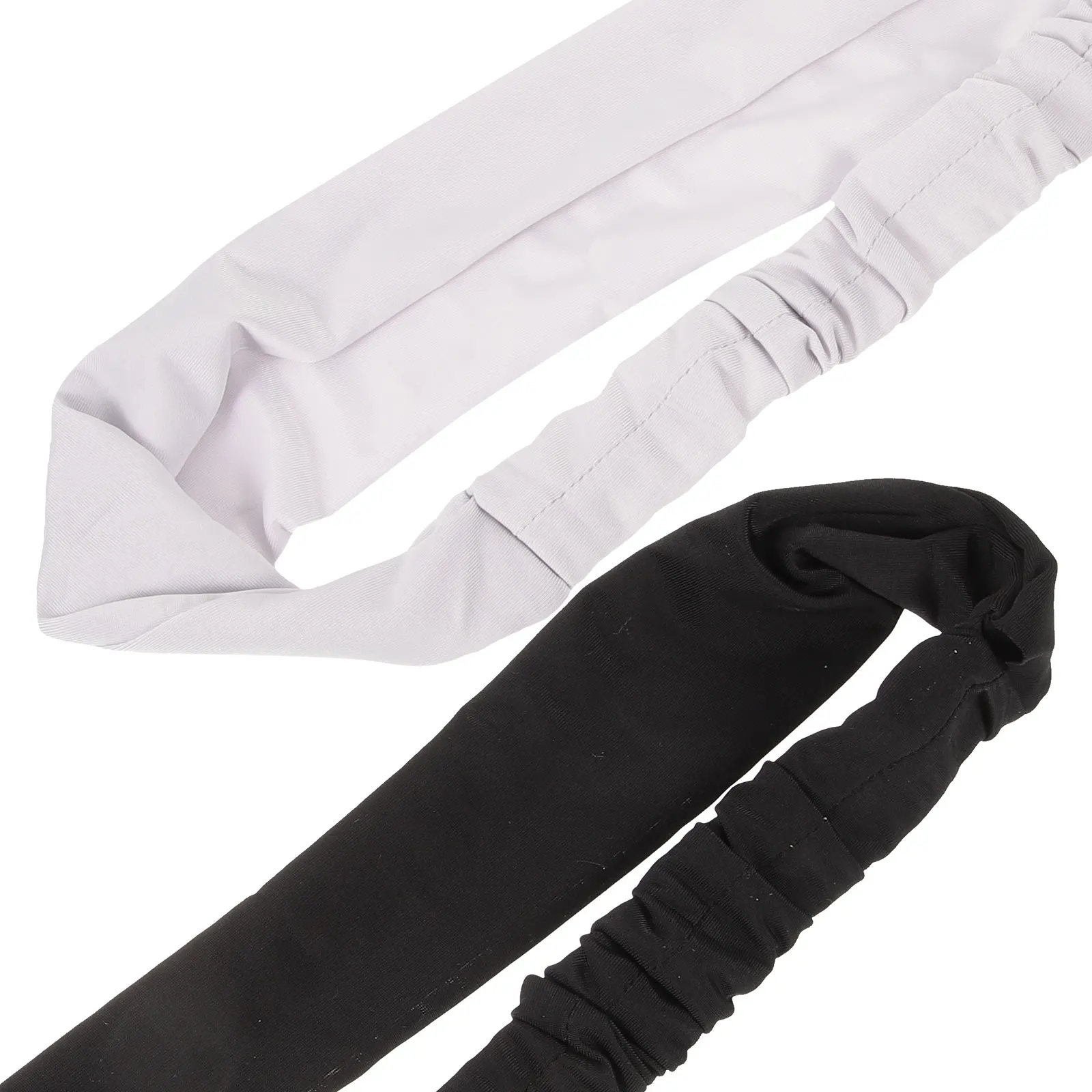 

2Pcs Sports Headband Yoga Sweatbands Women Running Tie Workout Athletic Black Grey Elastic Breathable Fitness