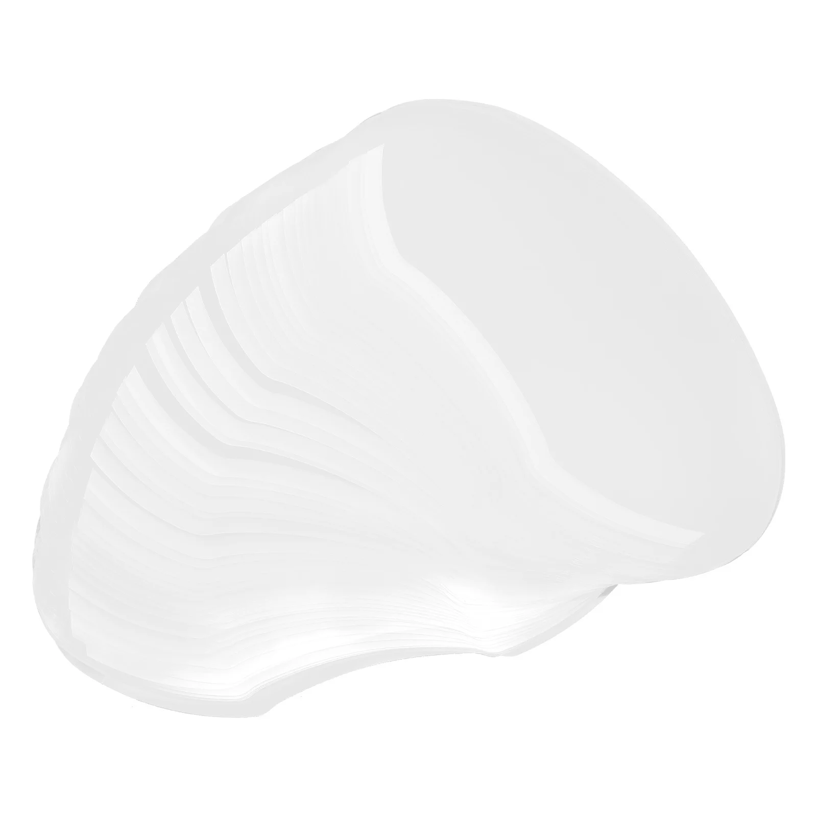 50Pcs Hair Salon Eye Guard Anti-Splash Facial Baffle Transparent Hairdressing Tool for Child Haircut Eye Cover Protection