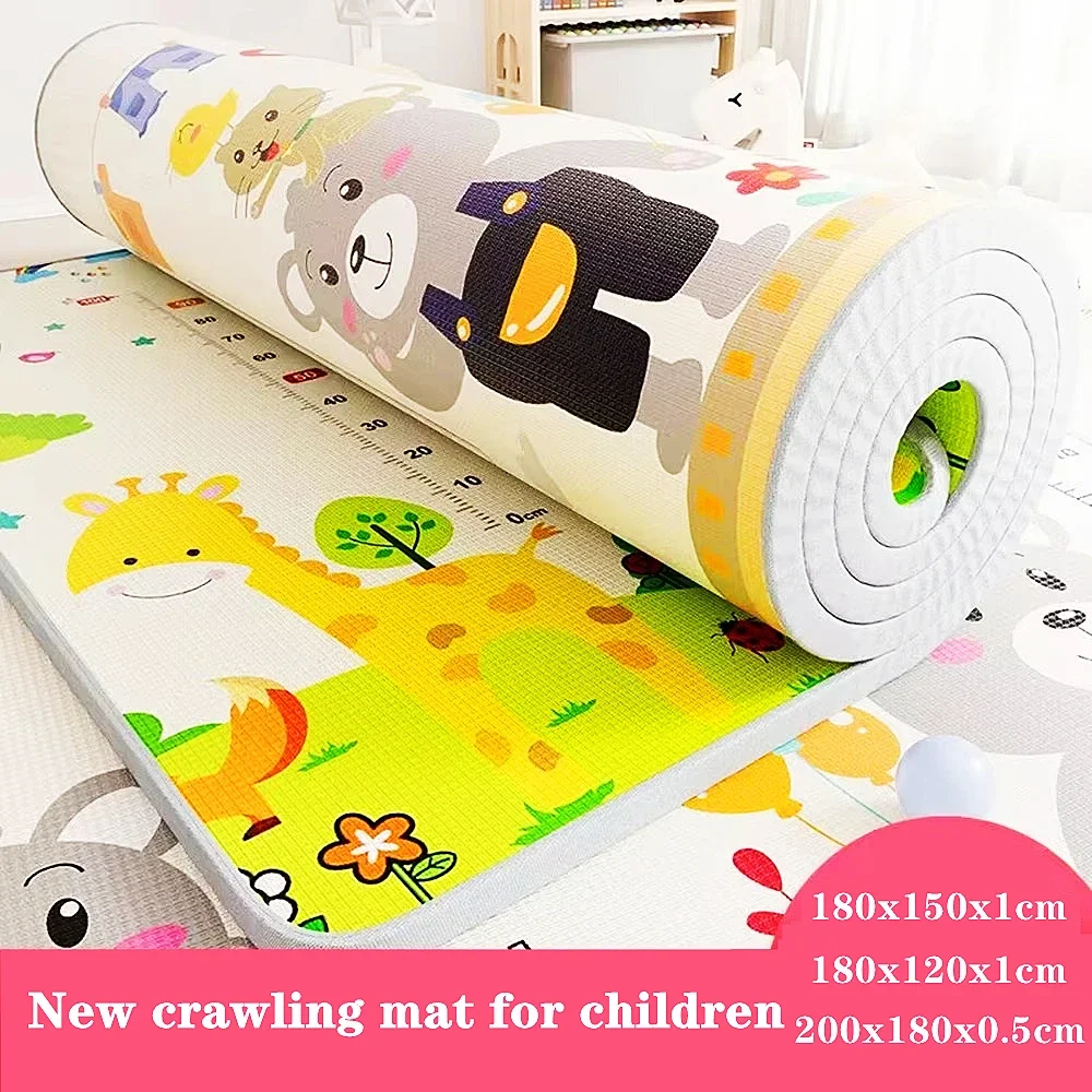 200cm*180cm Large Size Children's Safety Mat Rugs Non-toxic High-quality Baby Activity Gym Baby Crawling Play Mats Carpet Games