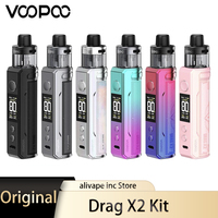 Original VOOPOO Drag X2 Kit 80W Vape With 5ML PnP X Pod Cartridge Fit PnP X Coil Electronic Cigarette Vaporizer Support 18650