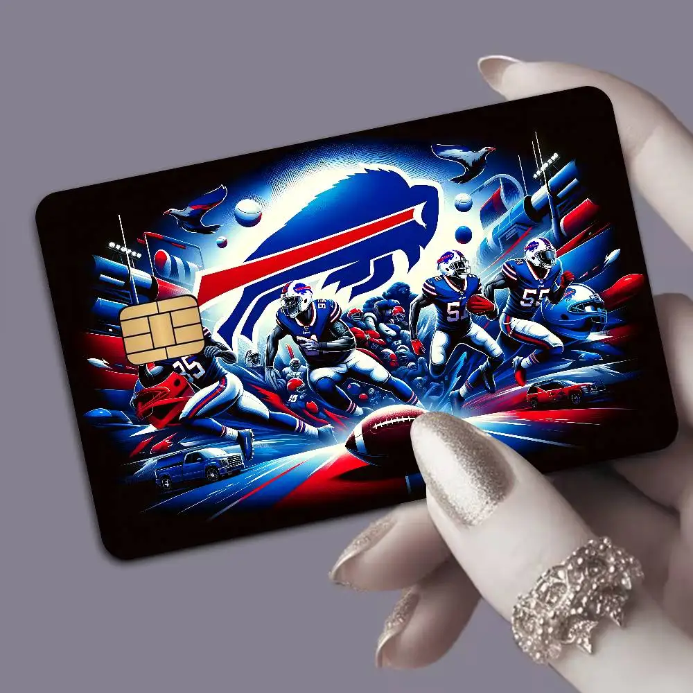 Cooler B-BuffaloS-B-BillS Anime Frontcover-Folienaufkleber für Kredit- und Debitkarten mit Kleinem und Großem Chip – Detail 13
