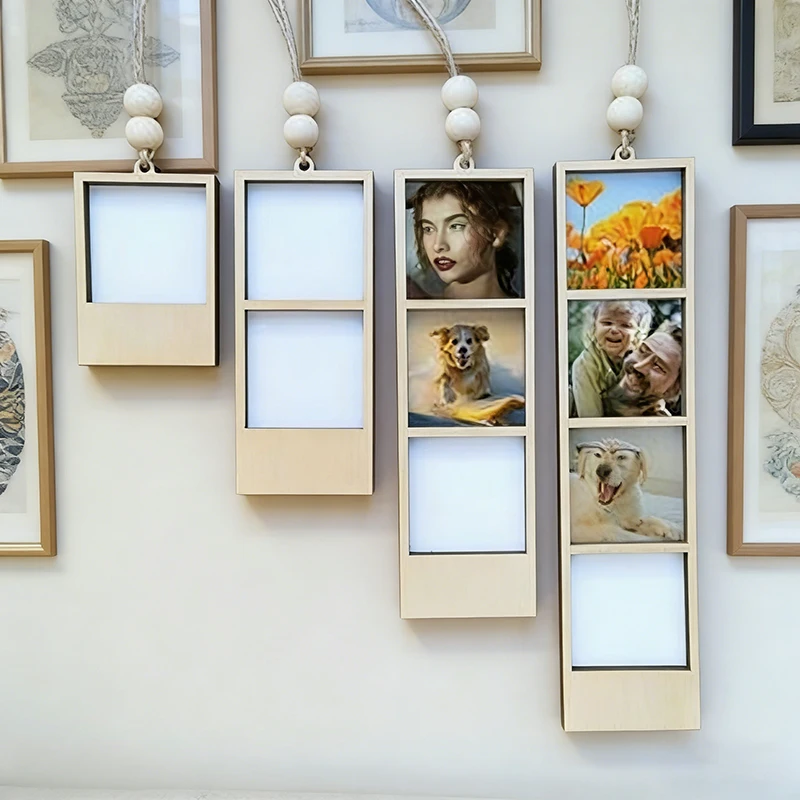 Personalized Customization A Small Wooden Photo Frame Hanging Diy Souvenir Christmas Decoration Home Decoration Gift For Friends