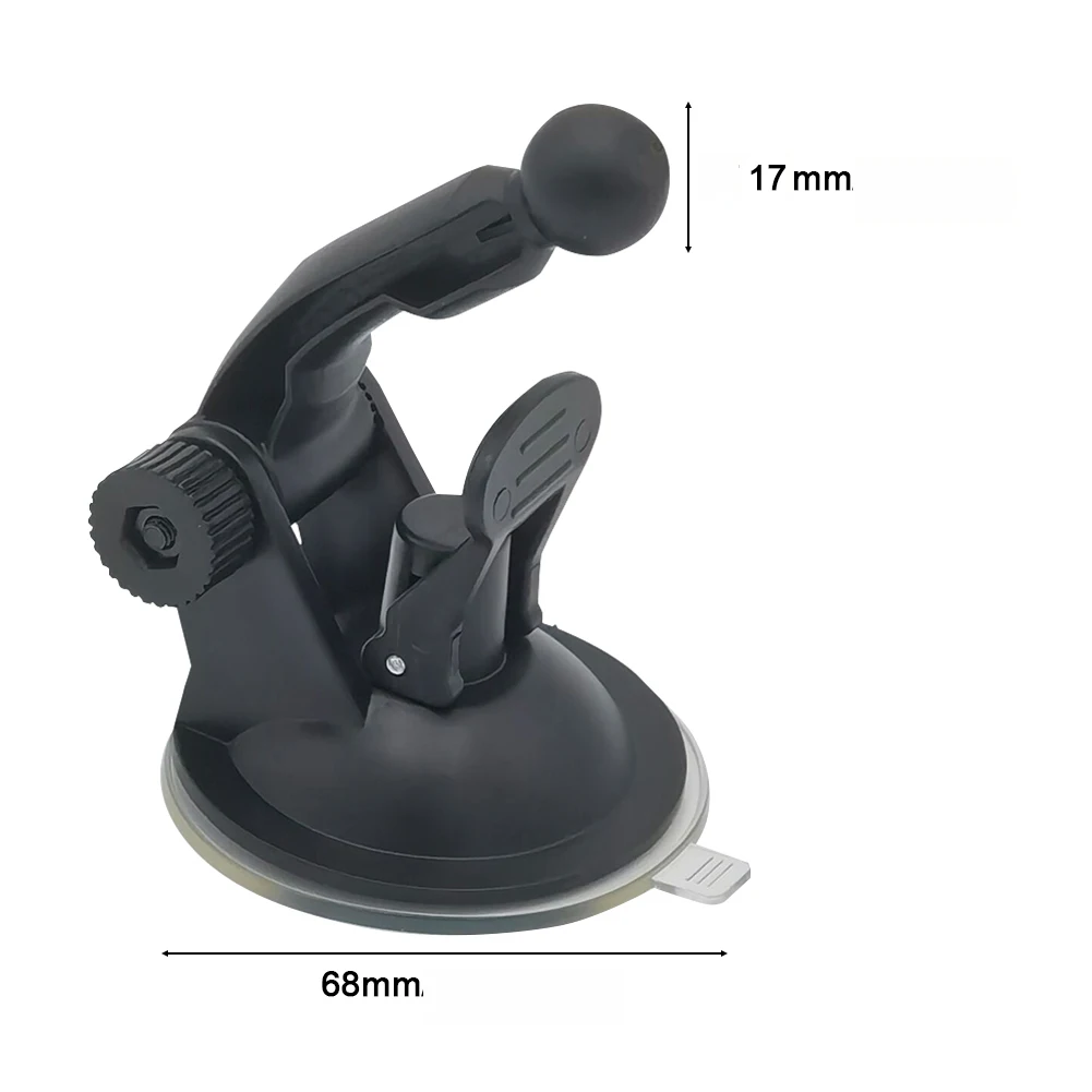 68mm Suction Cup Stand Replacement Universal Car Phone Holder Base Driving Recorder DVR Bracket 17mm Ball Head Mount Shakeproof