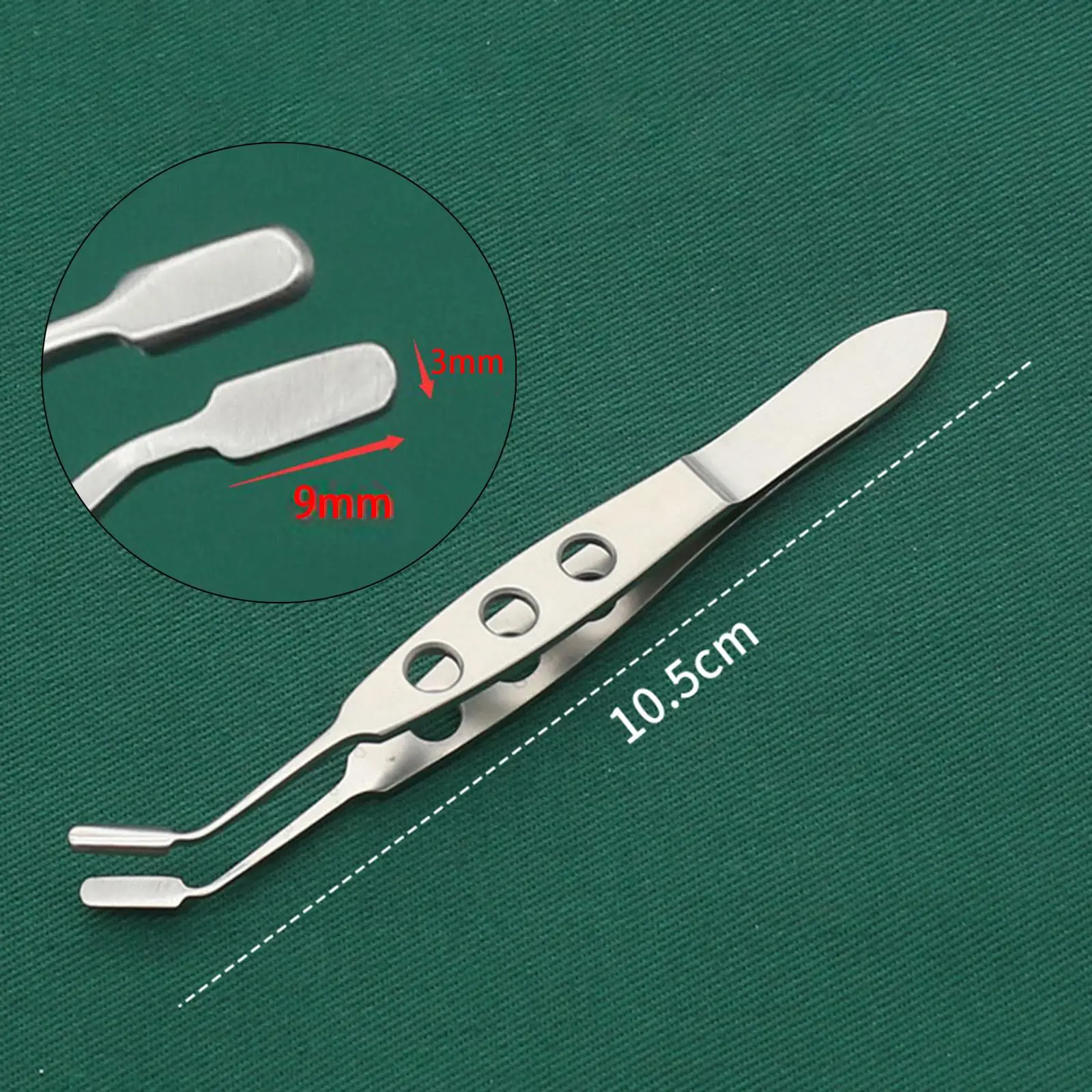 Double Eyelid Massage Tweezers Meibomian Gland Expressor Forceps Stainless Steel Ophthalmic Instrument for Delicate Eye Care