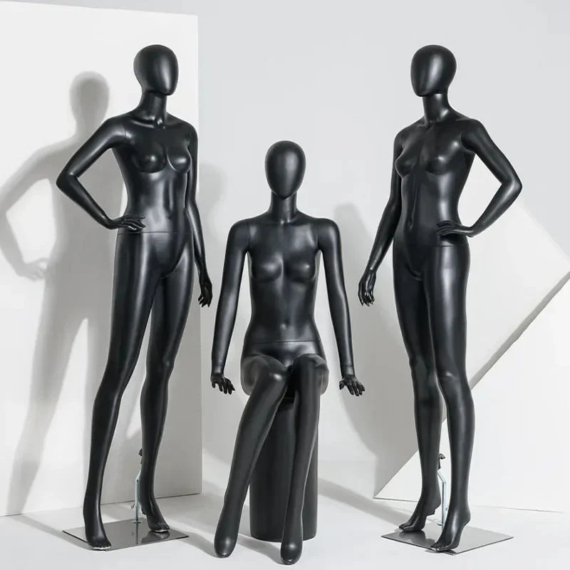 Full Body Mannequin for Women's Clothing Store Dummy Props Korean Version Realistic Mannequin Display Stand