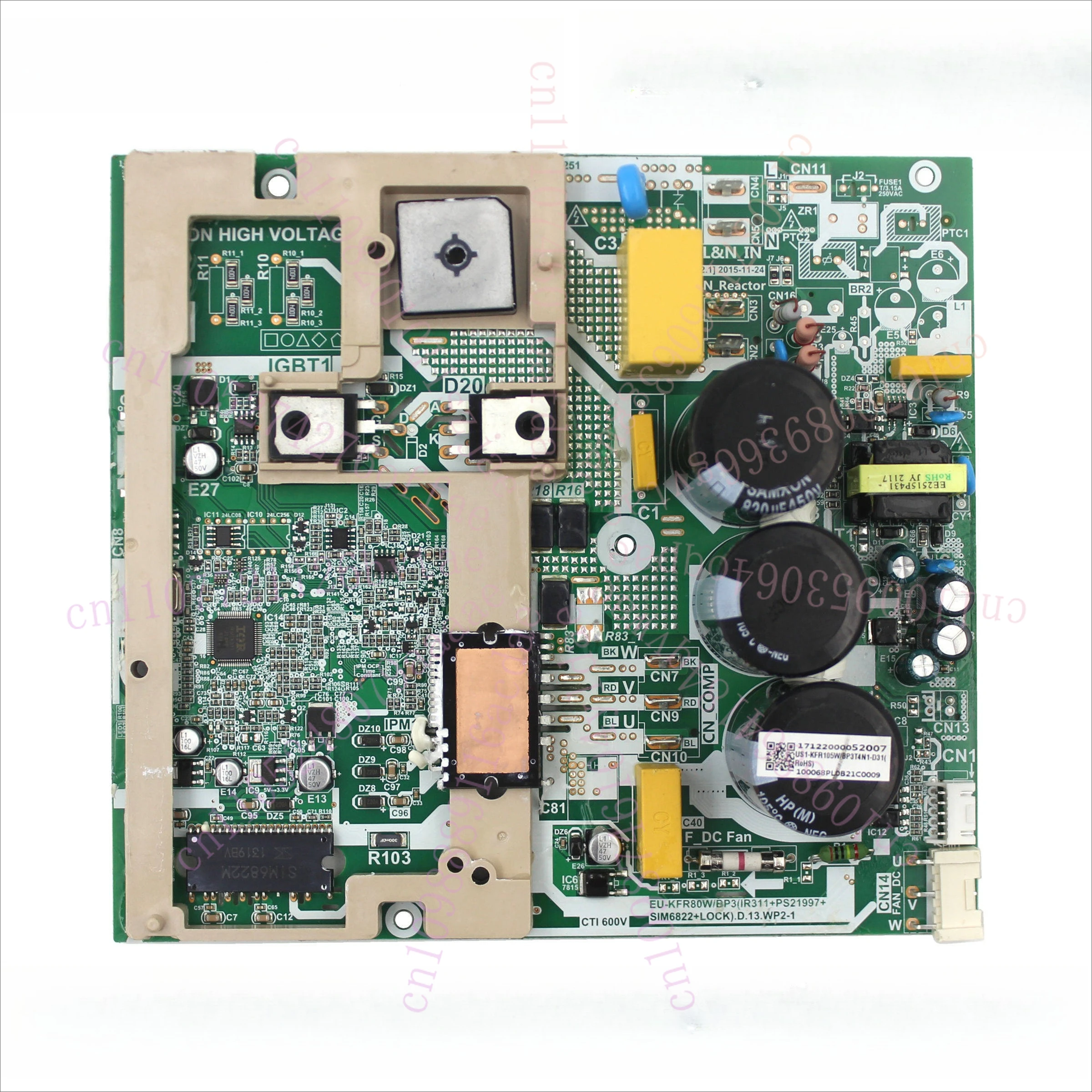 

Air Conditioning Inverter Main Board EU-KFR80W/BP3 External Machine Control Board (IR311+PS21997+SIM6822) D.13.WP2-1