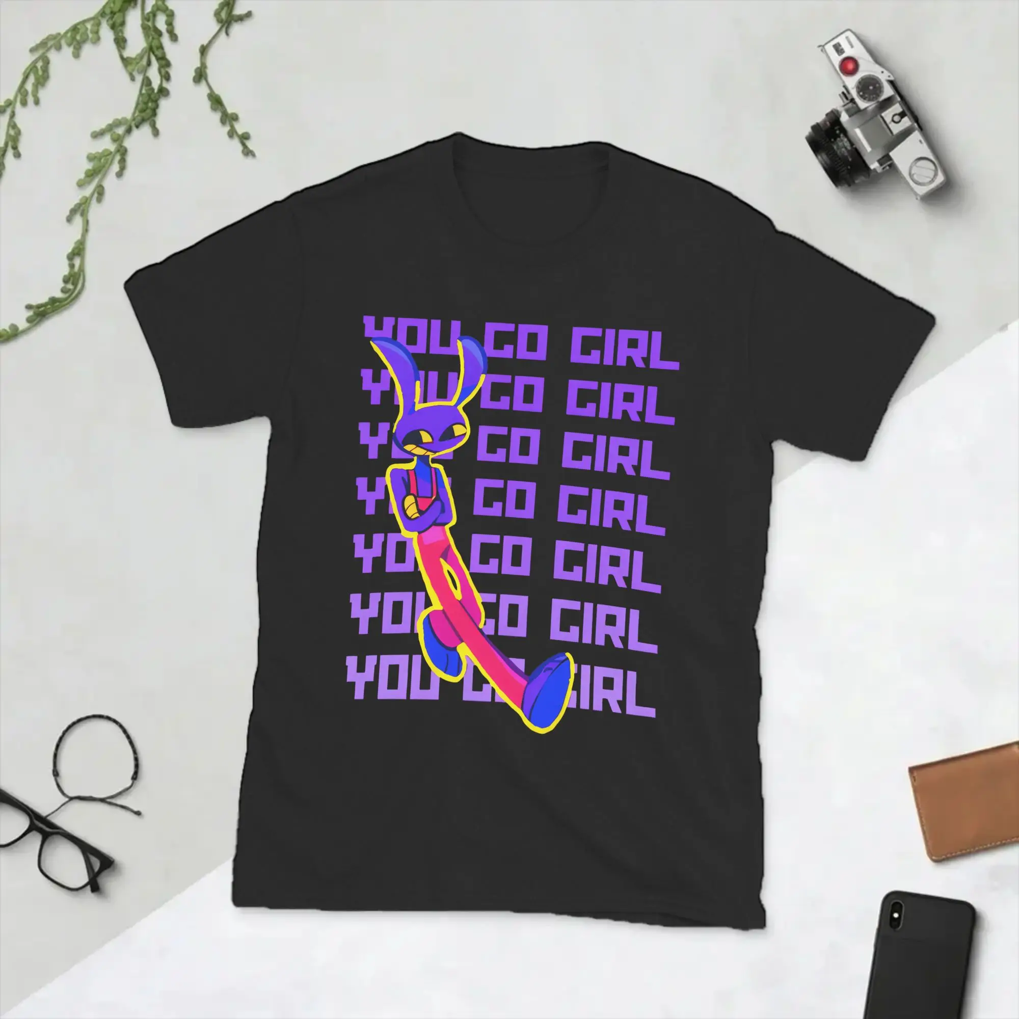 Novelty Cartoon Digitals Circus Jax T-Shirts Men Round Neck Pure Cotton T Shirt  Short Sleeve Tee Shirt Gift Idea Clothing
