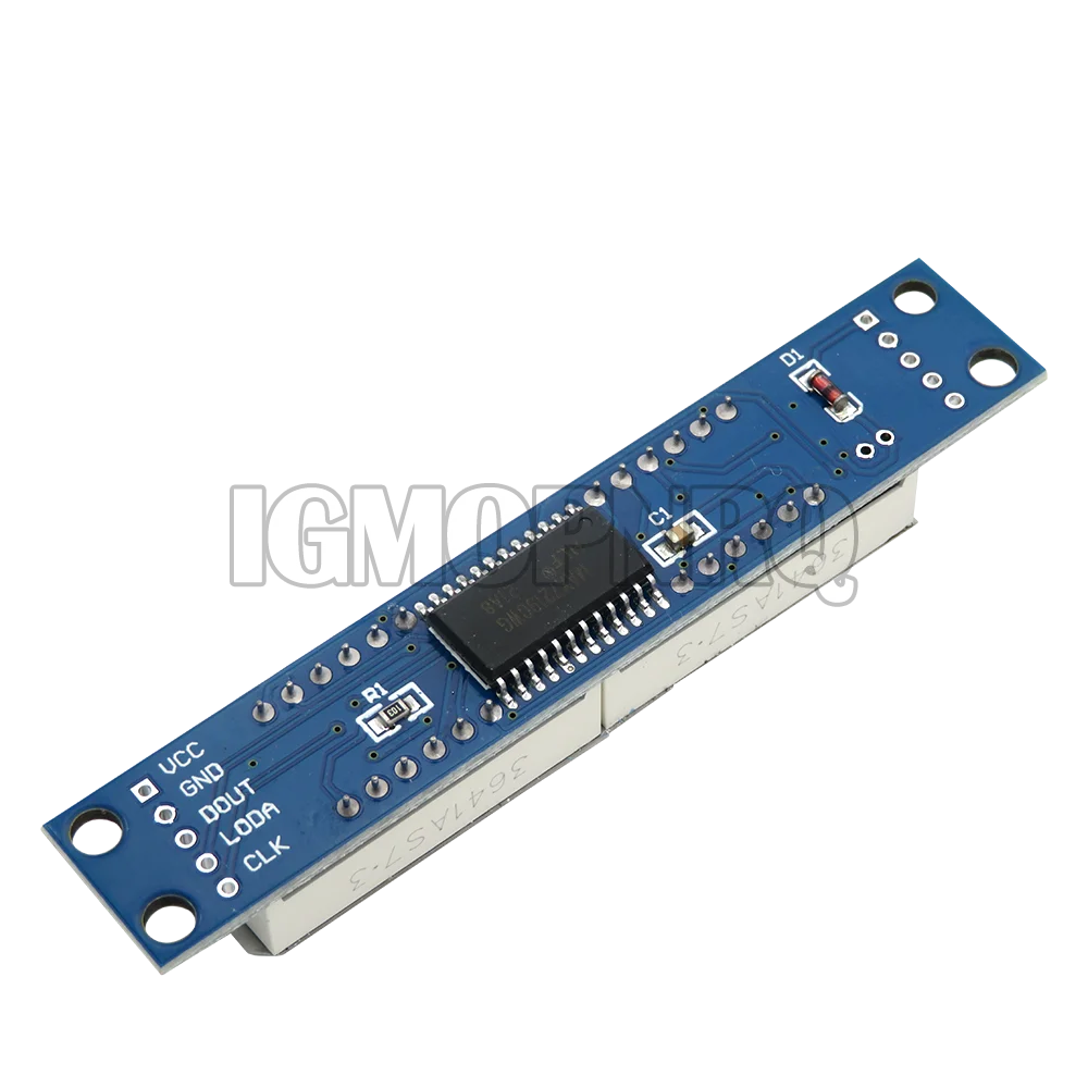 Max7219 7 segmentos led dot matrix módulo de controle de exibição de tubo digital de 8 dígitos 3.3v 5v microcontrolador serial driver diygba