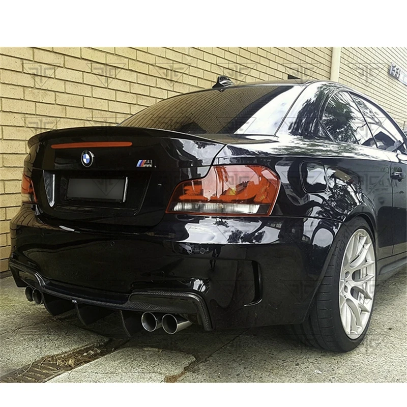 FOR BMW 1 Series E82 1M Coupe 2007 - 2013 Rear Trunk Spoiler Boot Lip Spoiler High quality glossy black ABS Material