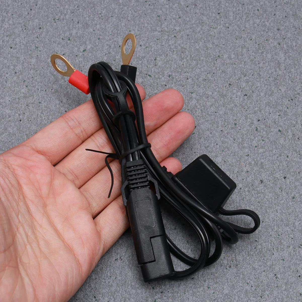 

Heavy Duty Power Solar Extension For Motorcycle Car Truck Marine Rv Use Flat Design Easy Installation Sae Connector